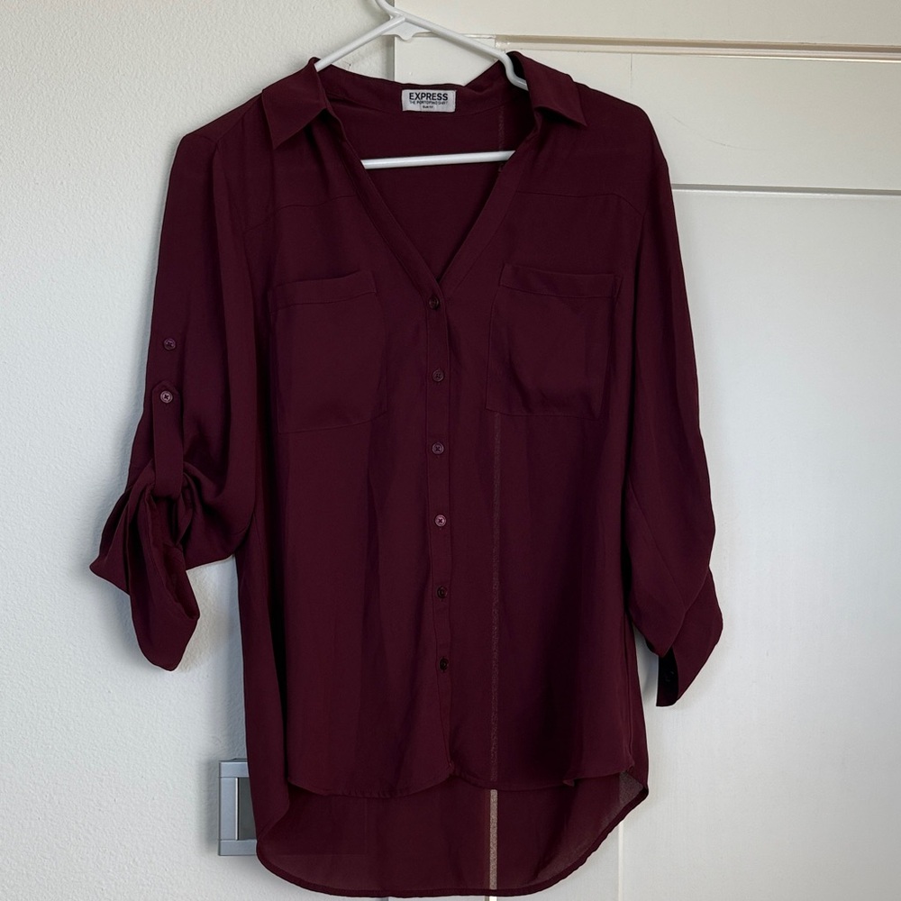 Express portofino button up shirt